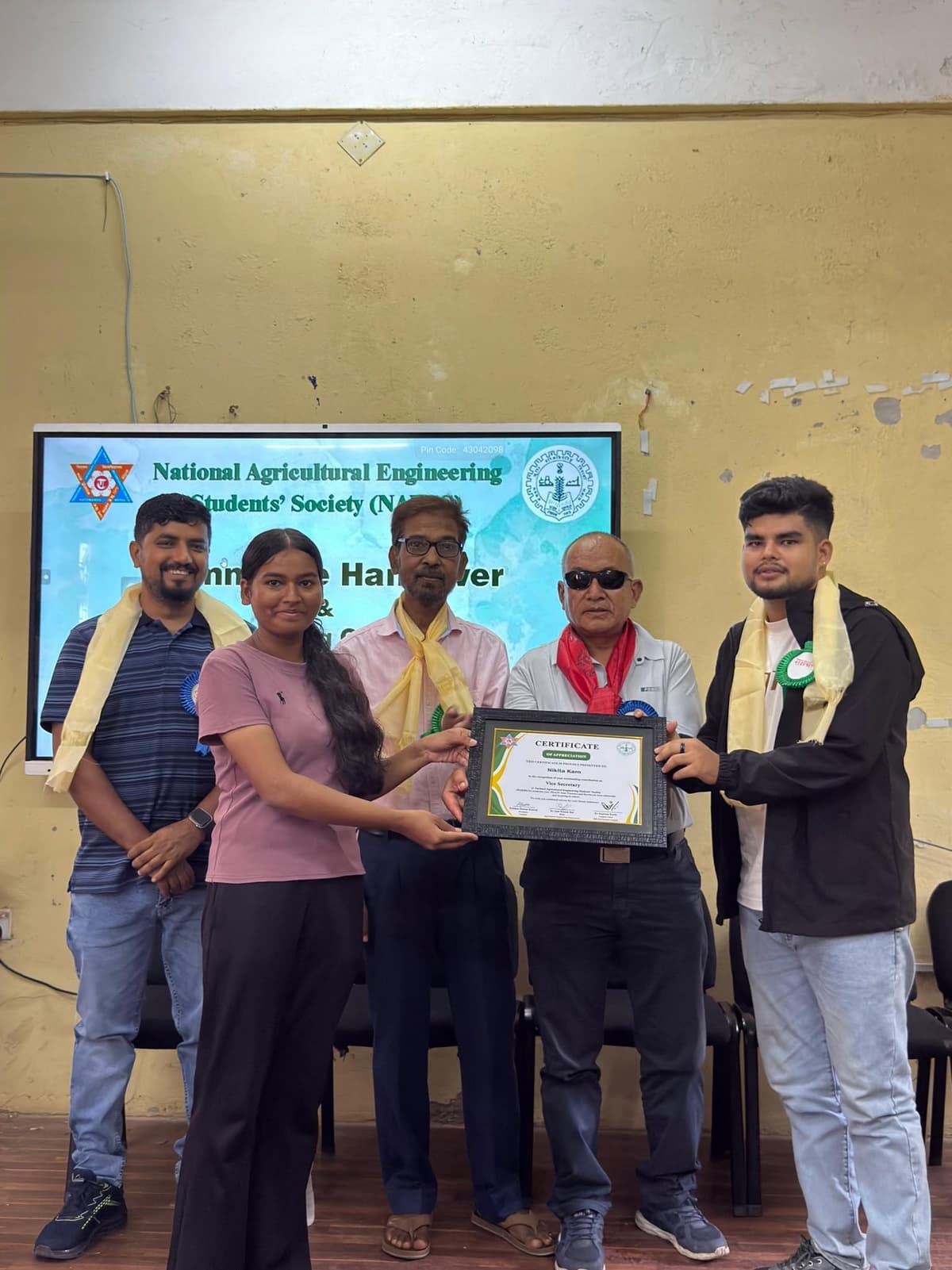 Handover and oath taking ceremony of 4th committee